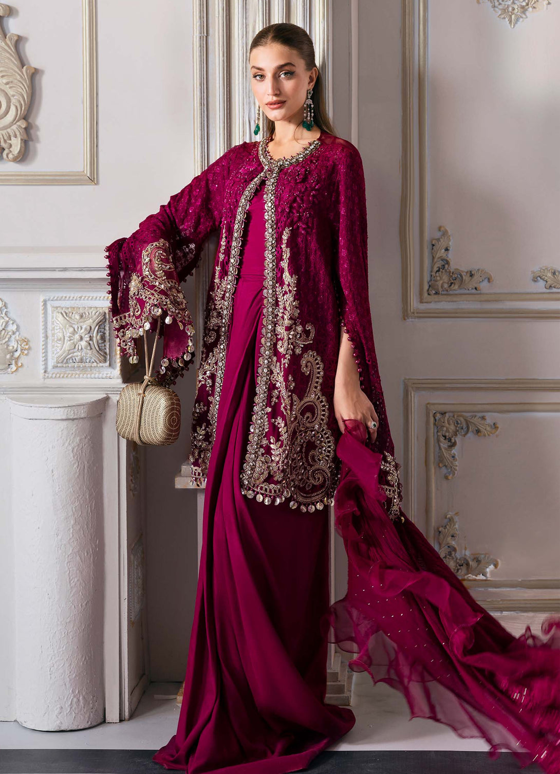 Maria.B Mbroidered Chiffon Eid Edition'25 - BD-3003
