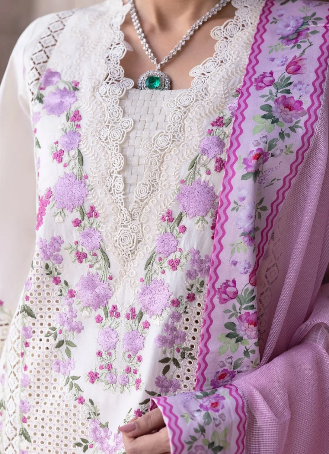 Saira Shakira Bloom Eid Lawn'25 - SSEL#1A - ZERENE