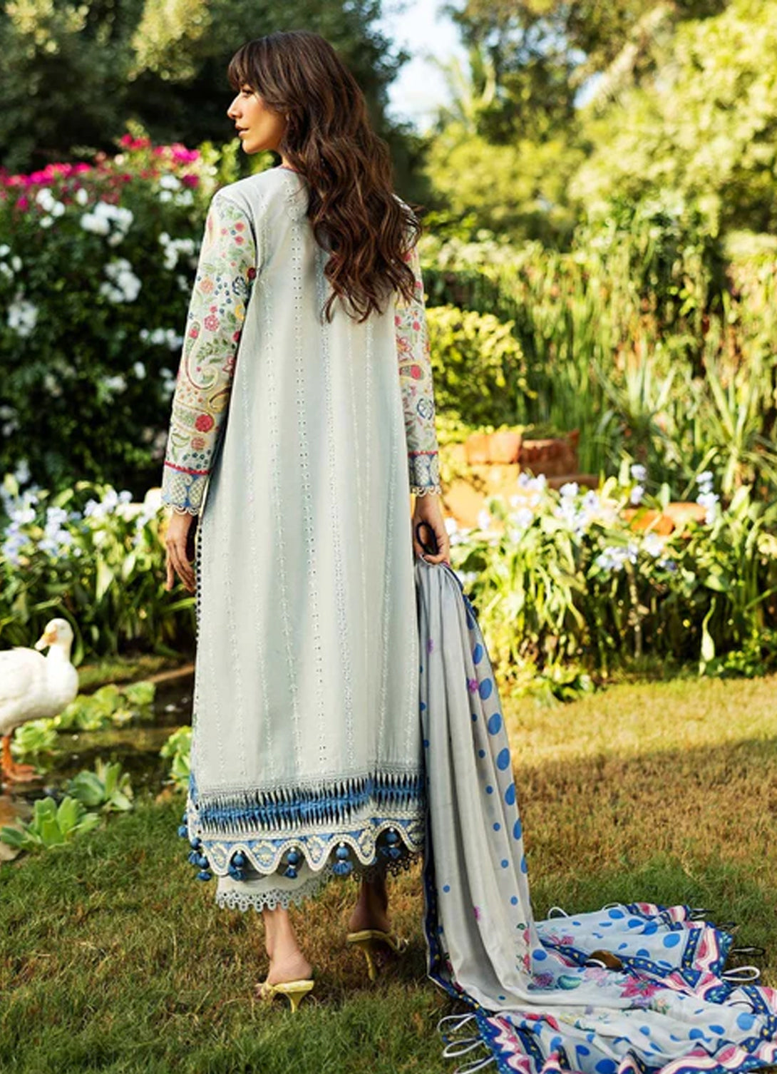 Sadaf Fawad Khan Luxury Lawn '25 Vol 1 - PAISLEY GARDEN - A