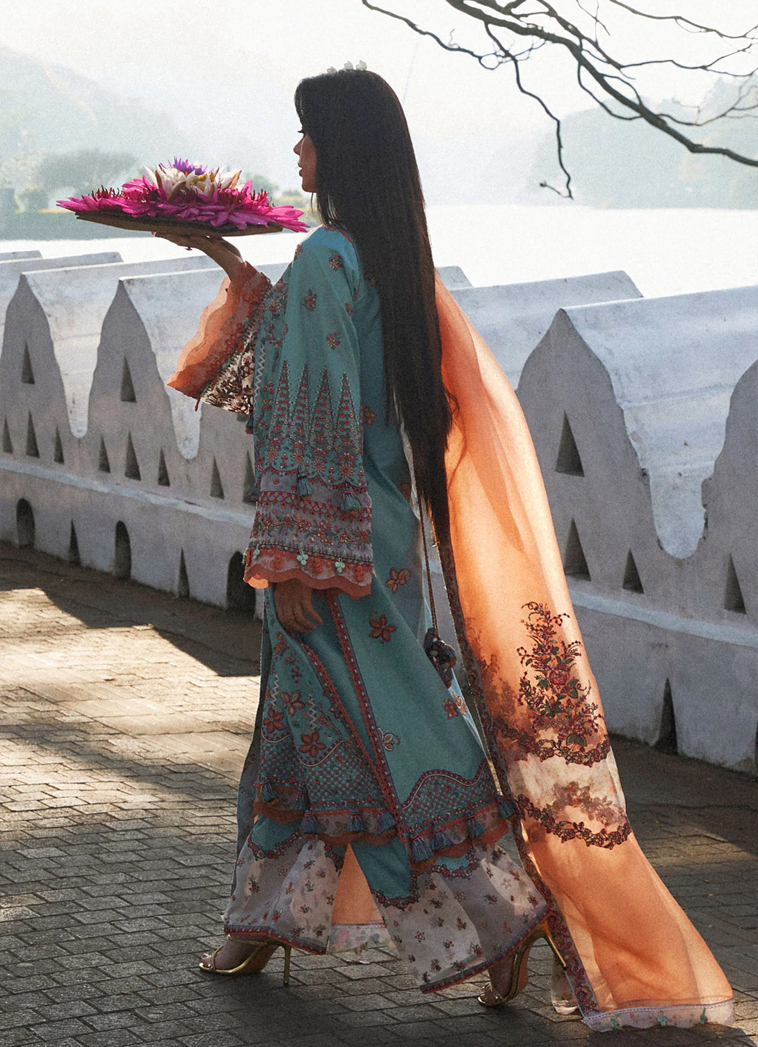 Hussain Rehar Luxury Lawn'25 - Malibu