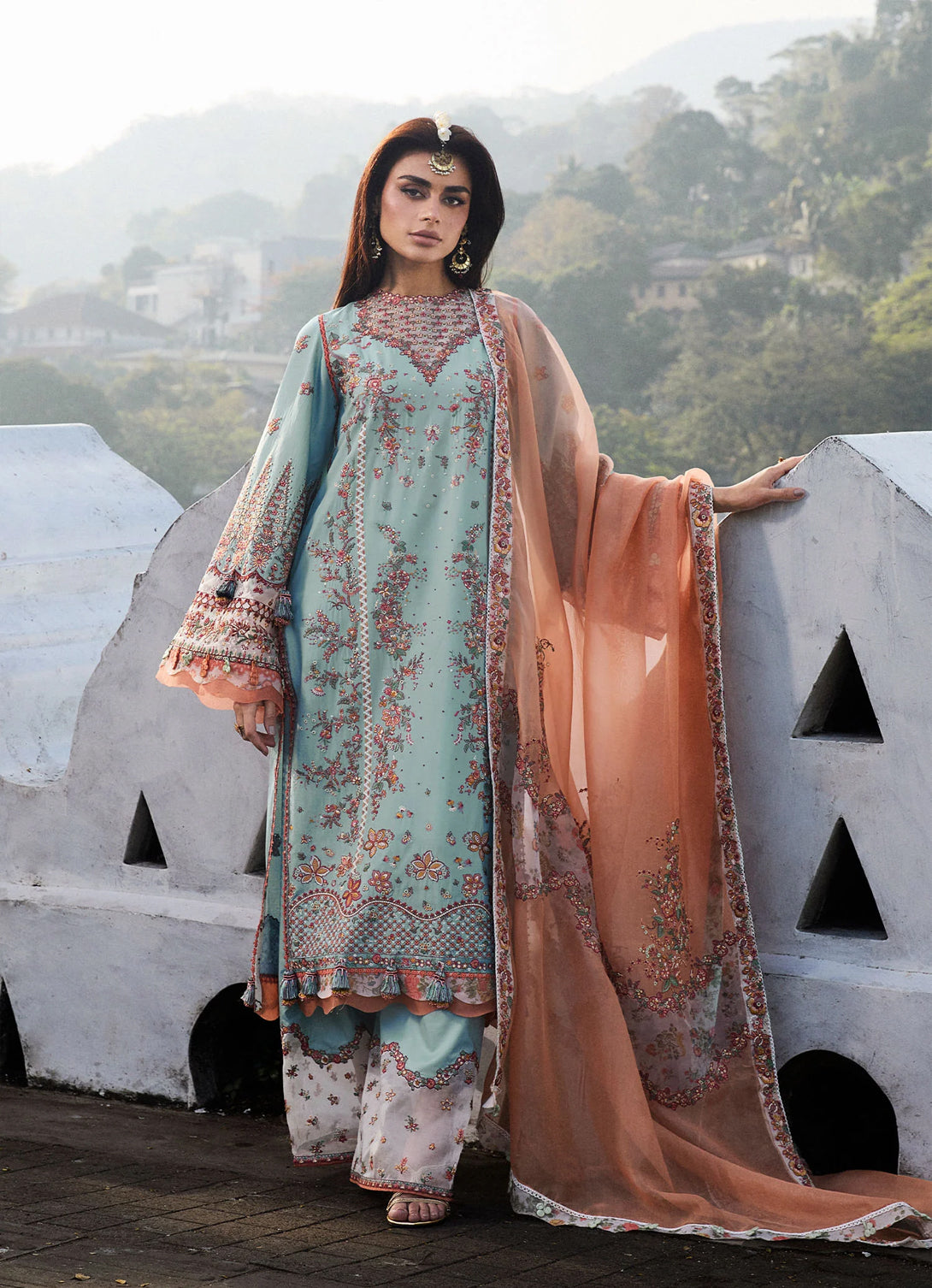 Hussain Rehar Luxury Lawn'25 - Malibu