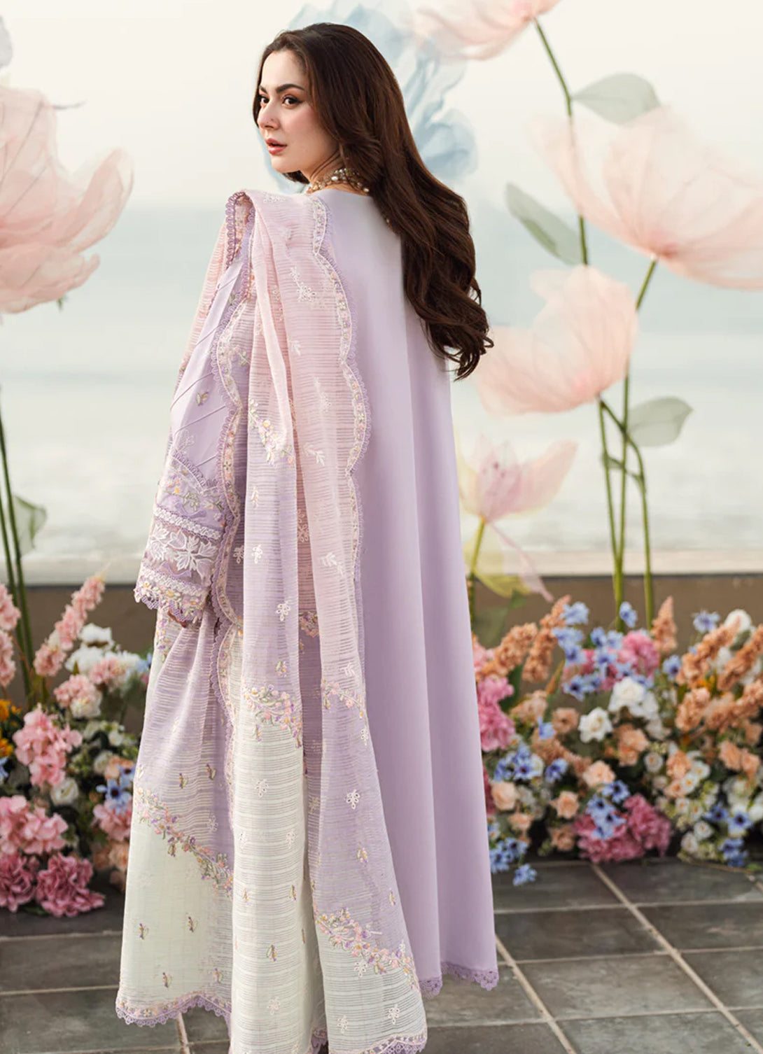 Qalamkar Sahil Luxury Lawn'25 FK-09 EVELYN