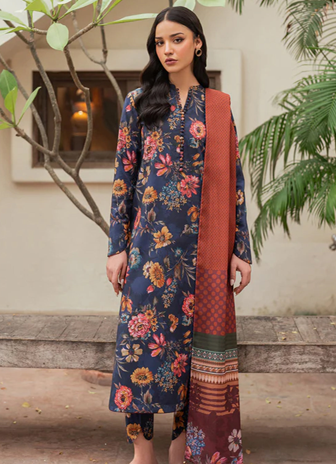 Jazmin - Winter Edit'24 - DIGITAL PRINTED PREMIUM VISCOSE UW-0121