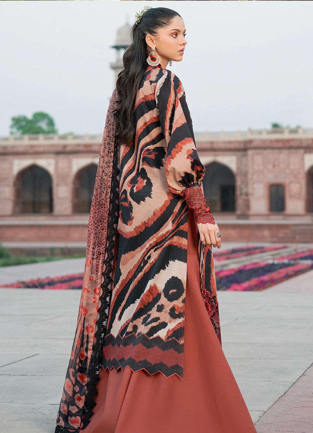 Bin Ilyas Naqsh Naaz Luxury Lawn '25 - 2086 - C