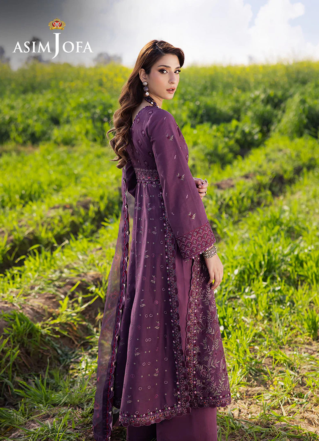 Asim Jofa Luxury Emb Lawn'25 - AJELL-18