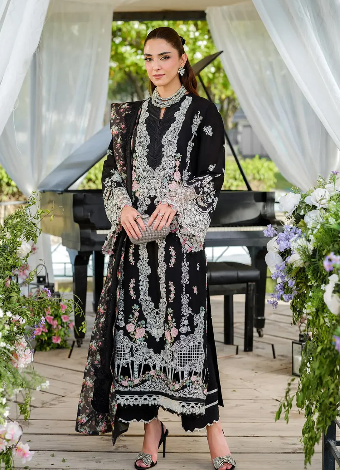 Elaf Luxury Lawn'25 Vol-2 ELH-6A SERENA