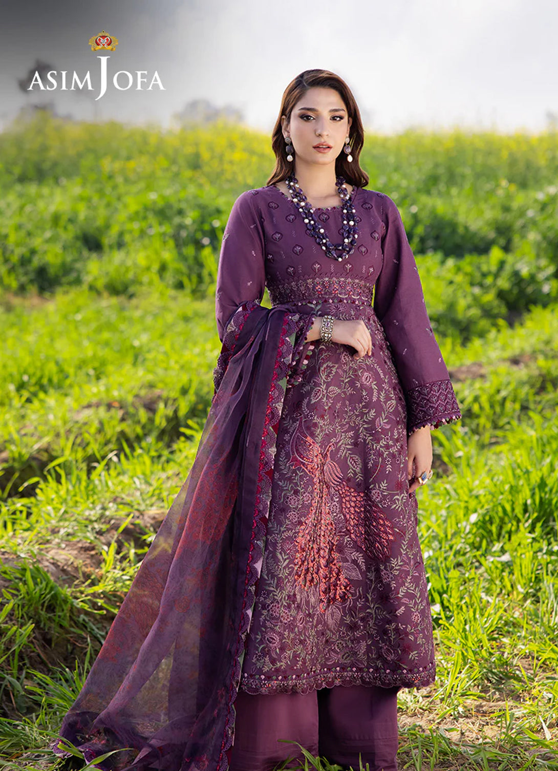 Asim Jofa Luxury Emb Lawn'25 - AJELL-18