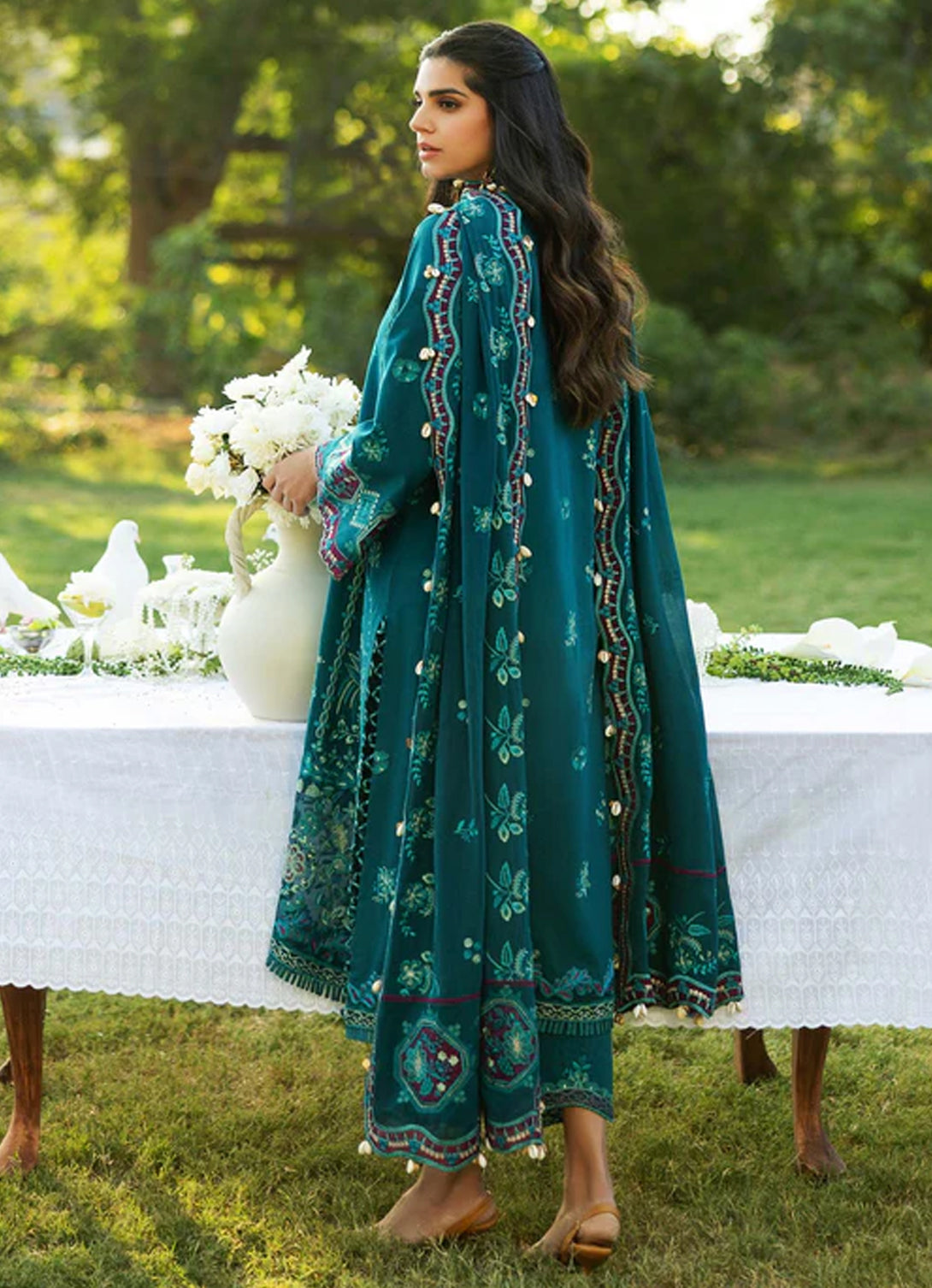 Sadaf Fawad Khan Luxury Lawn '25 Vol 1 - KOI - B