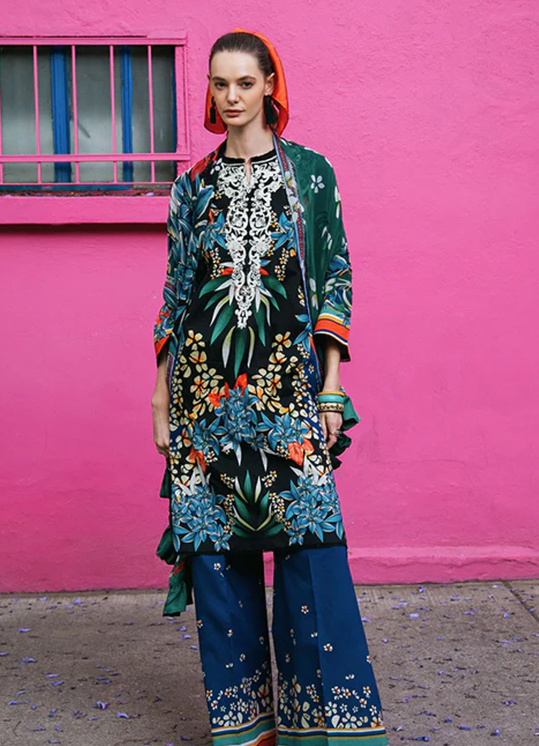 Mushq La Dolce Hemline Prints'25 Vol 2 - Life of Irises