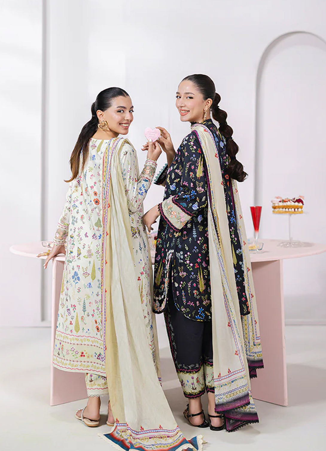 Qalamkar Q Prints Lawn'25 - EM-09 (В) PAIGE