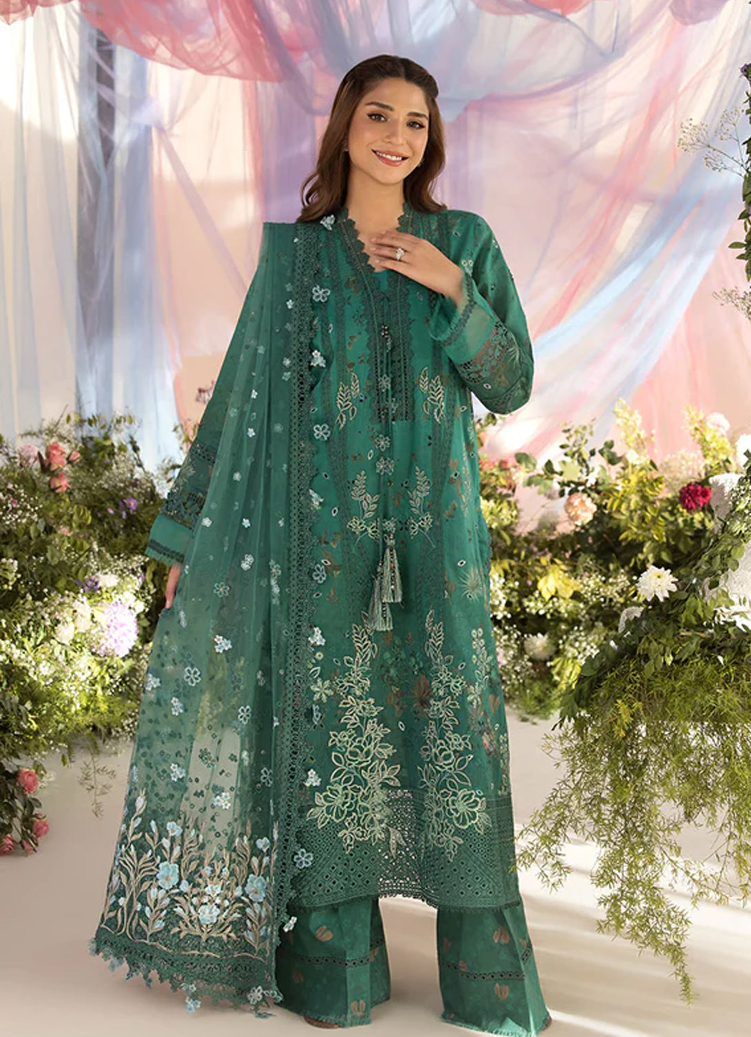 Sobia Nazir Luxury Lawn'25 - 15B