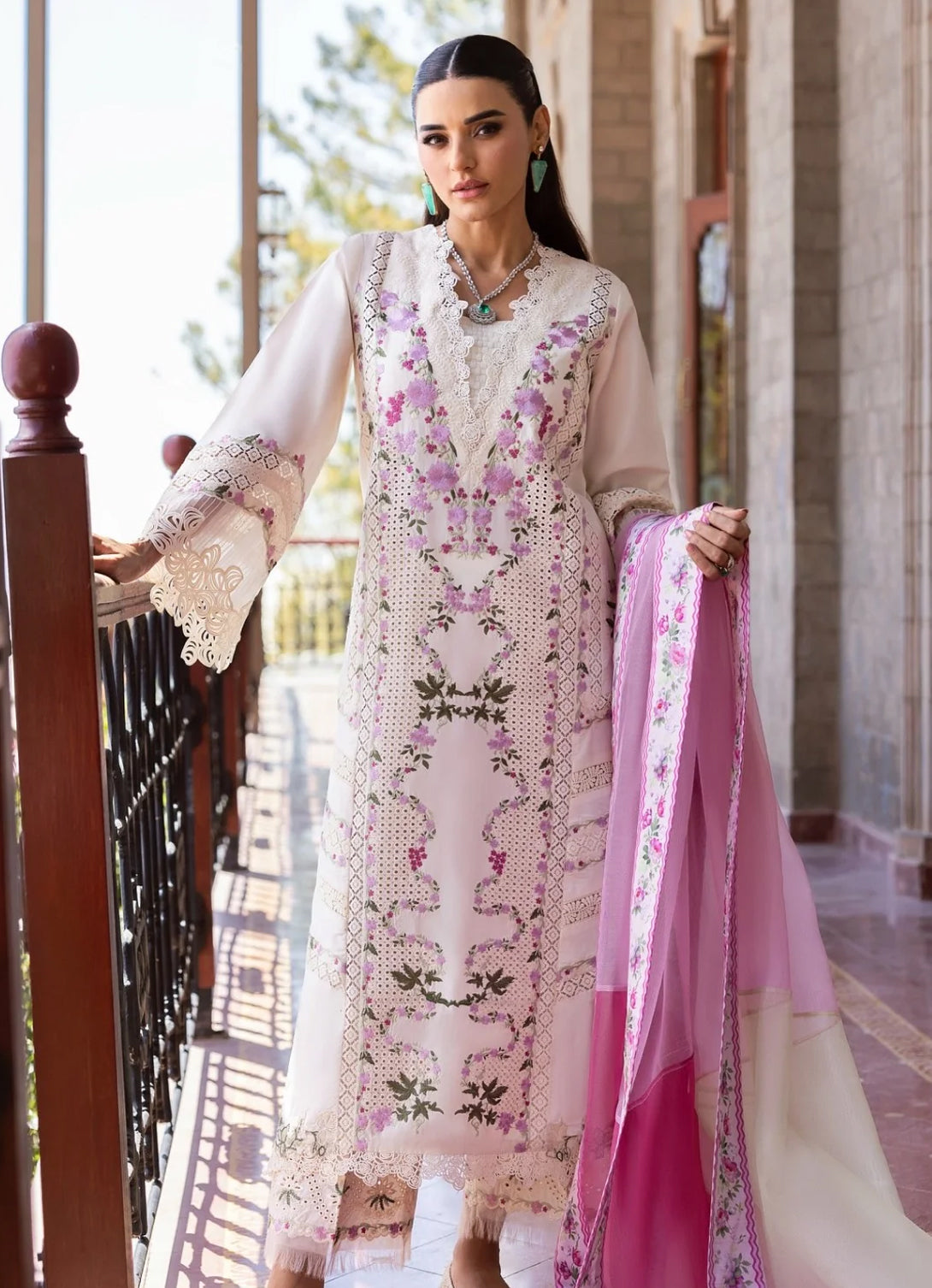 Saira Shakira Bloom Eid Lawn'25 - SSEL#1A - ZERENE