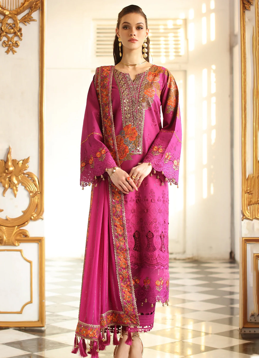 Charizma Tabeer Premium Chiffli Lawn'25 - CT5-07