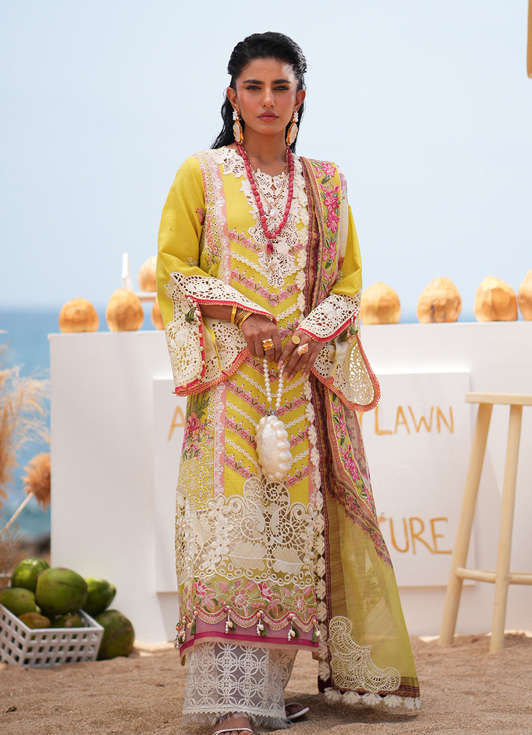 Ajr - Dastan Luxury Lawn'25 - ADL25#06 - Sunset