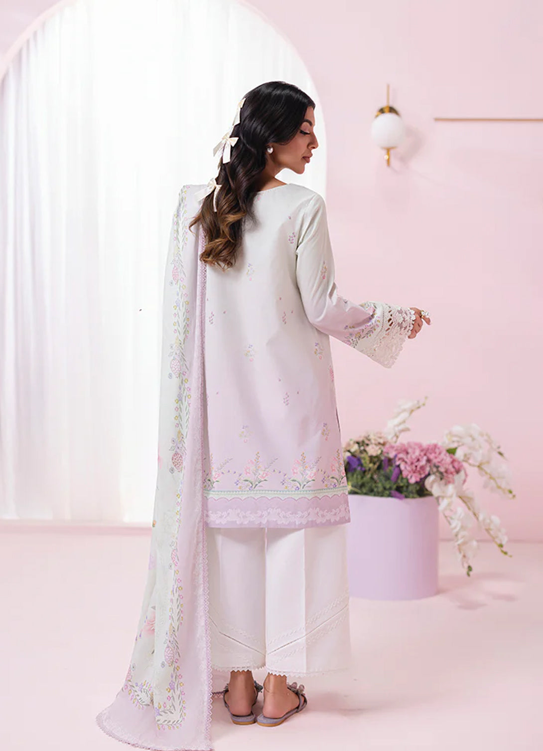 Qalamkar Q Prints Lawn'25 - EM-01 (A) IVY
