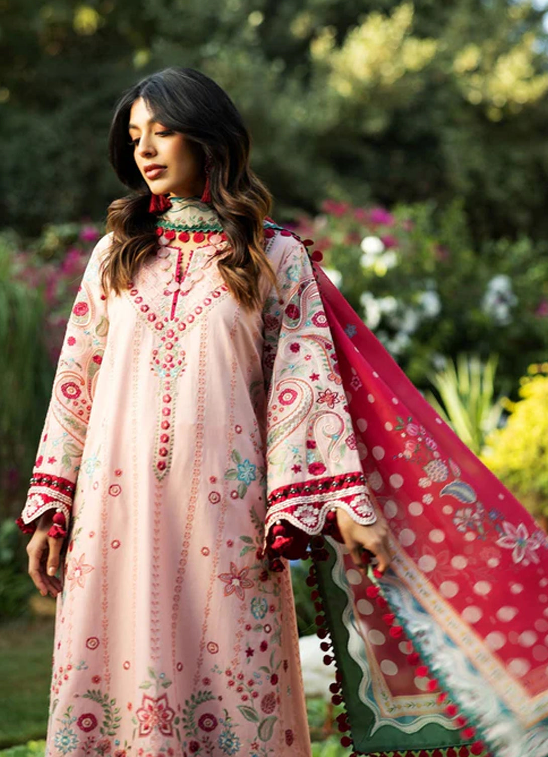 Sadaf Fawad Khan Luxury Lawn '25 Vol 1 - PAISLEY GARDEN - B