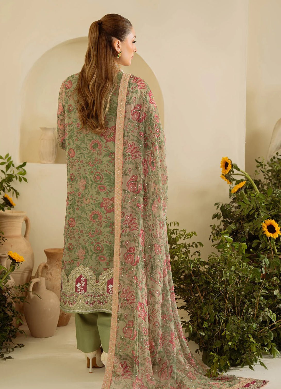 Nureh - AMAYA Printed Chiffon - AM-08