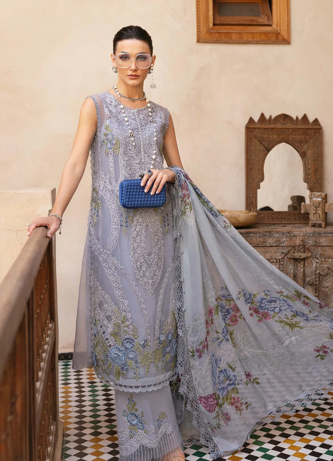 Maria.B. Luxury Lawn'25 - D-2509-B