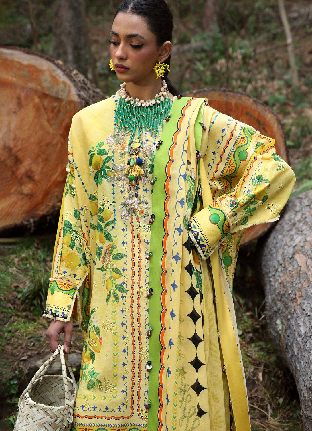 Zaha Summer Lawn'25 - DAHLIA (ZL25-04 A)