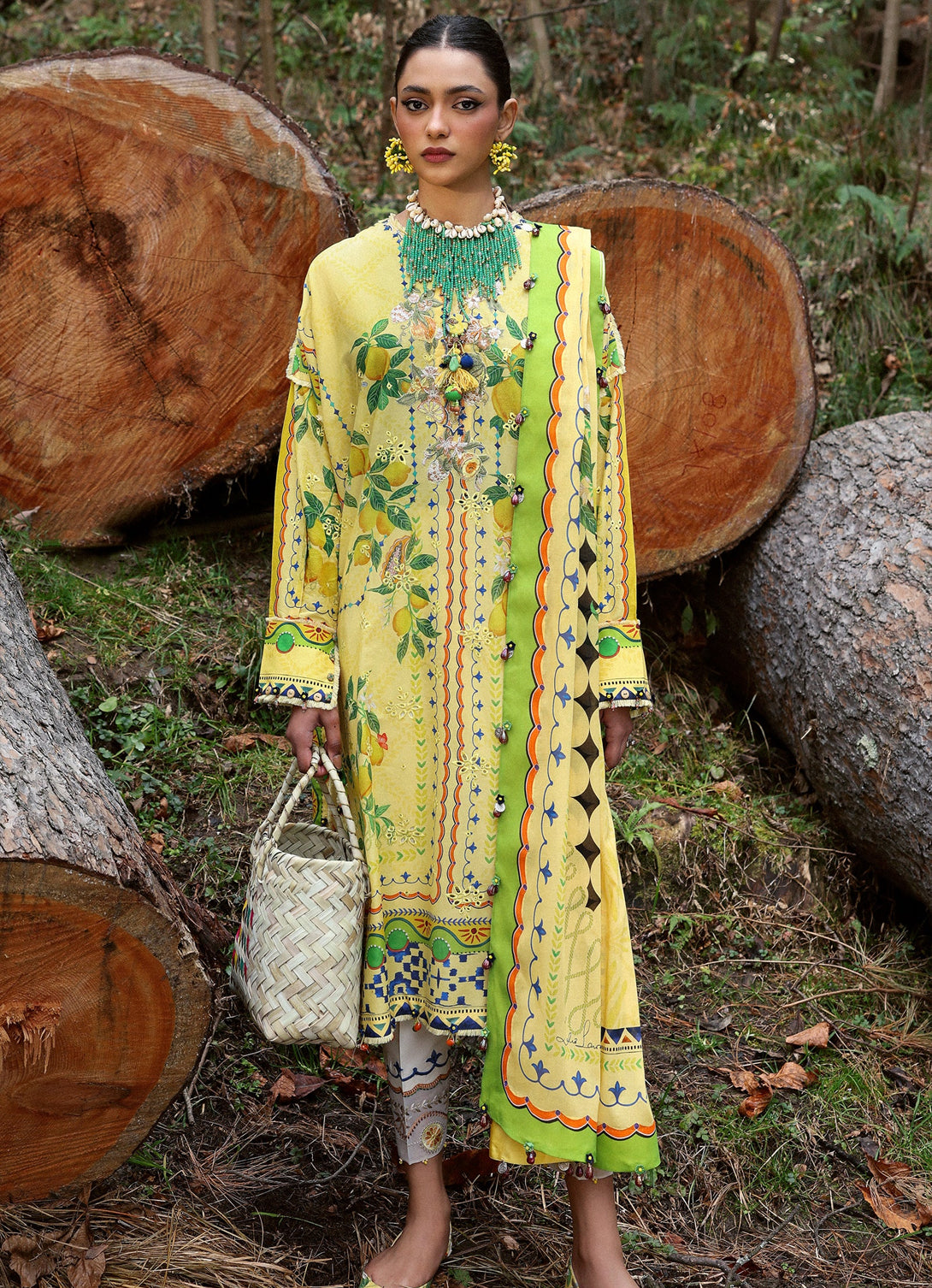Zaha Summer Lawn'25 - DAHLIA (ZL25-04 A)