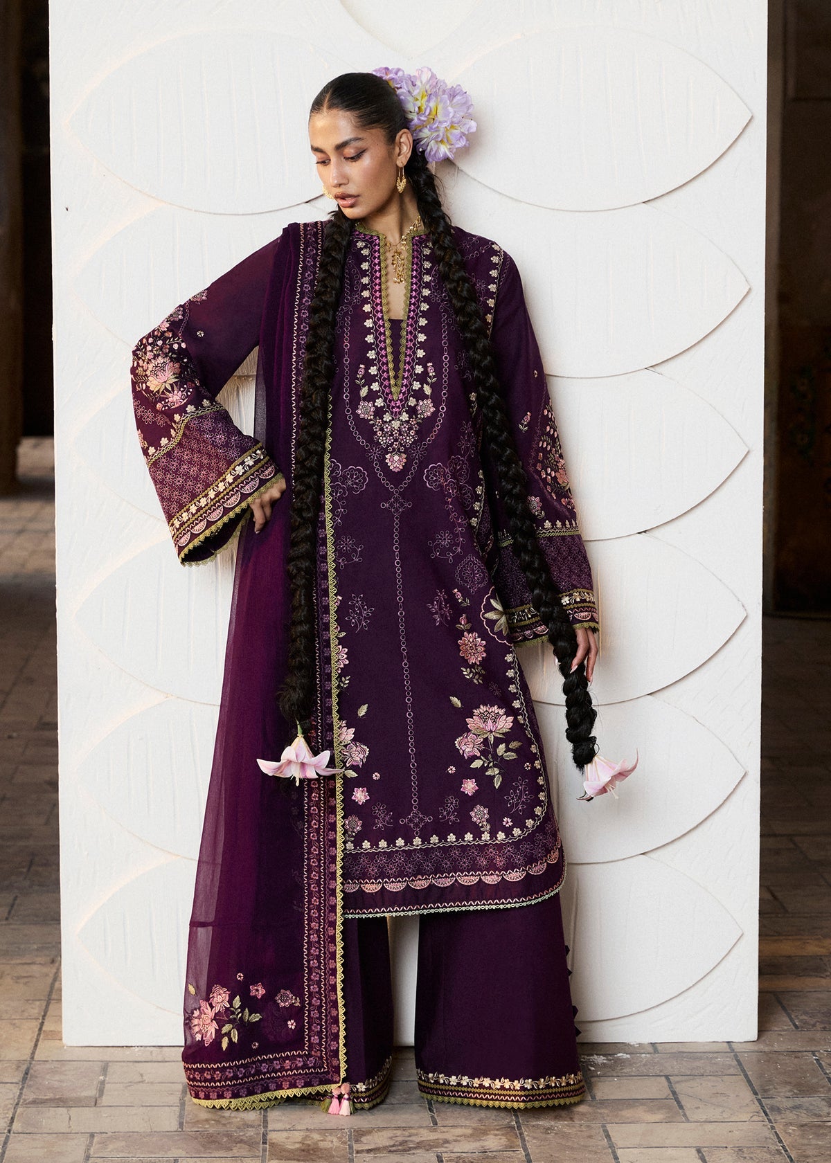 Hussain Rehar Zan Lawn’26-Banafsh