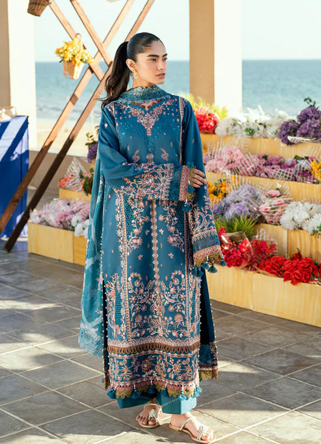 Florent - Eid Edit Luxury Lawn'25 - FL-8B