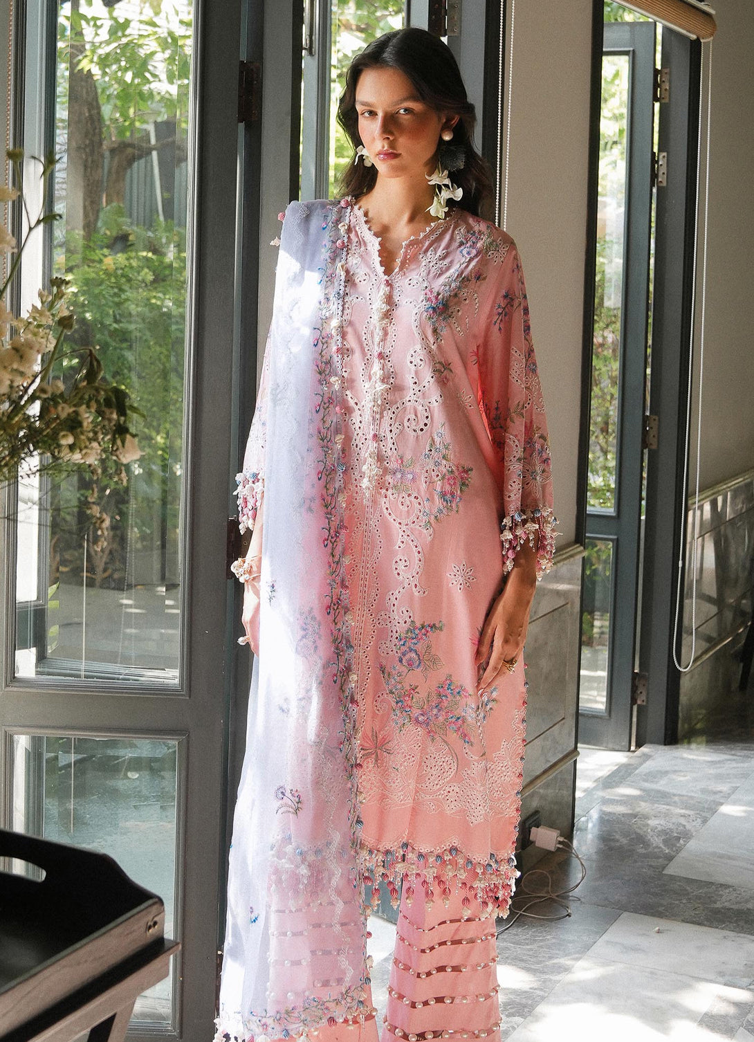 Sana Safinaz Summer Luxury Lawn'25 - 001B