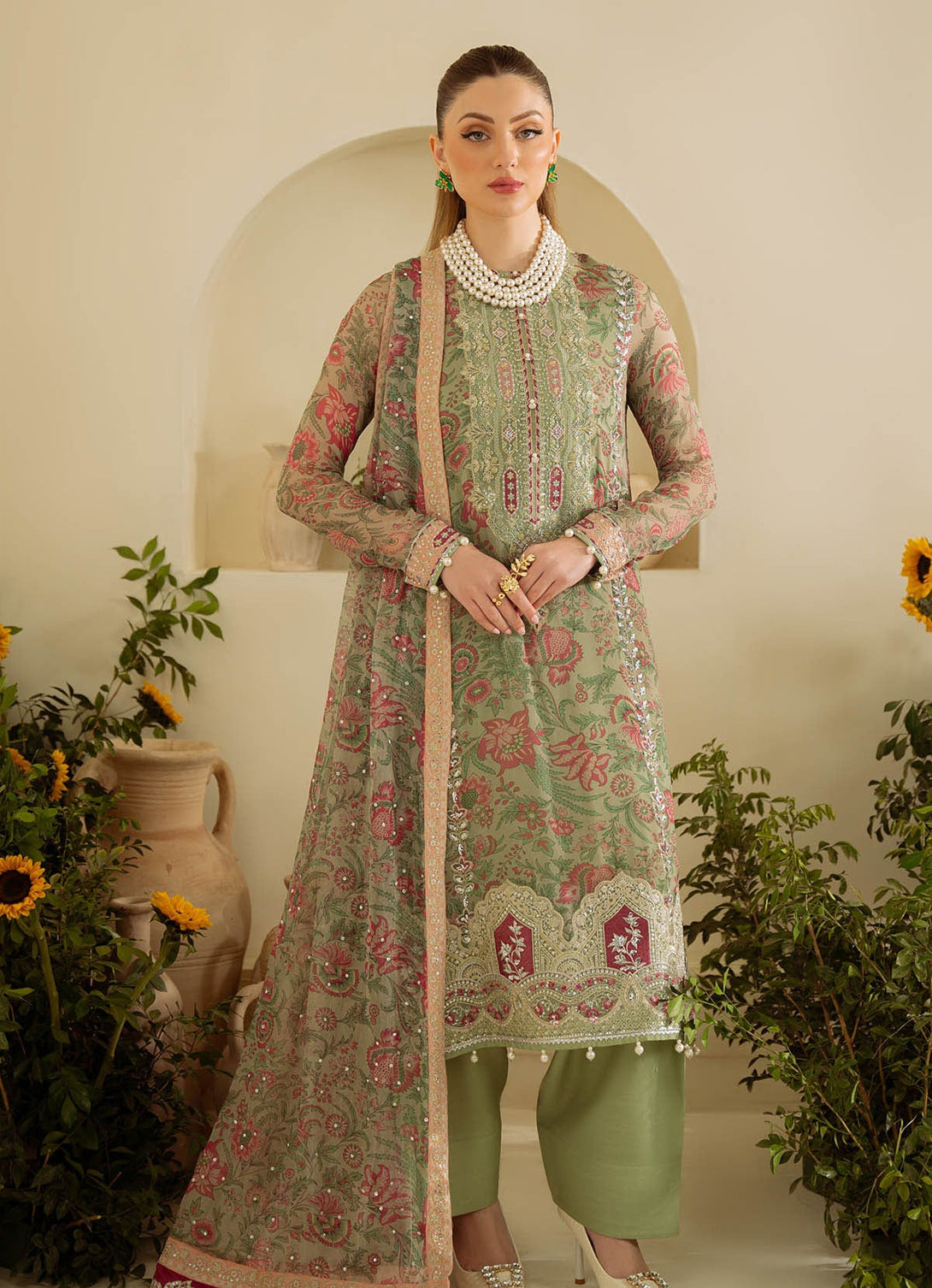 Nureh - AMAYA Printed Chiffon - AM-08