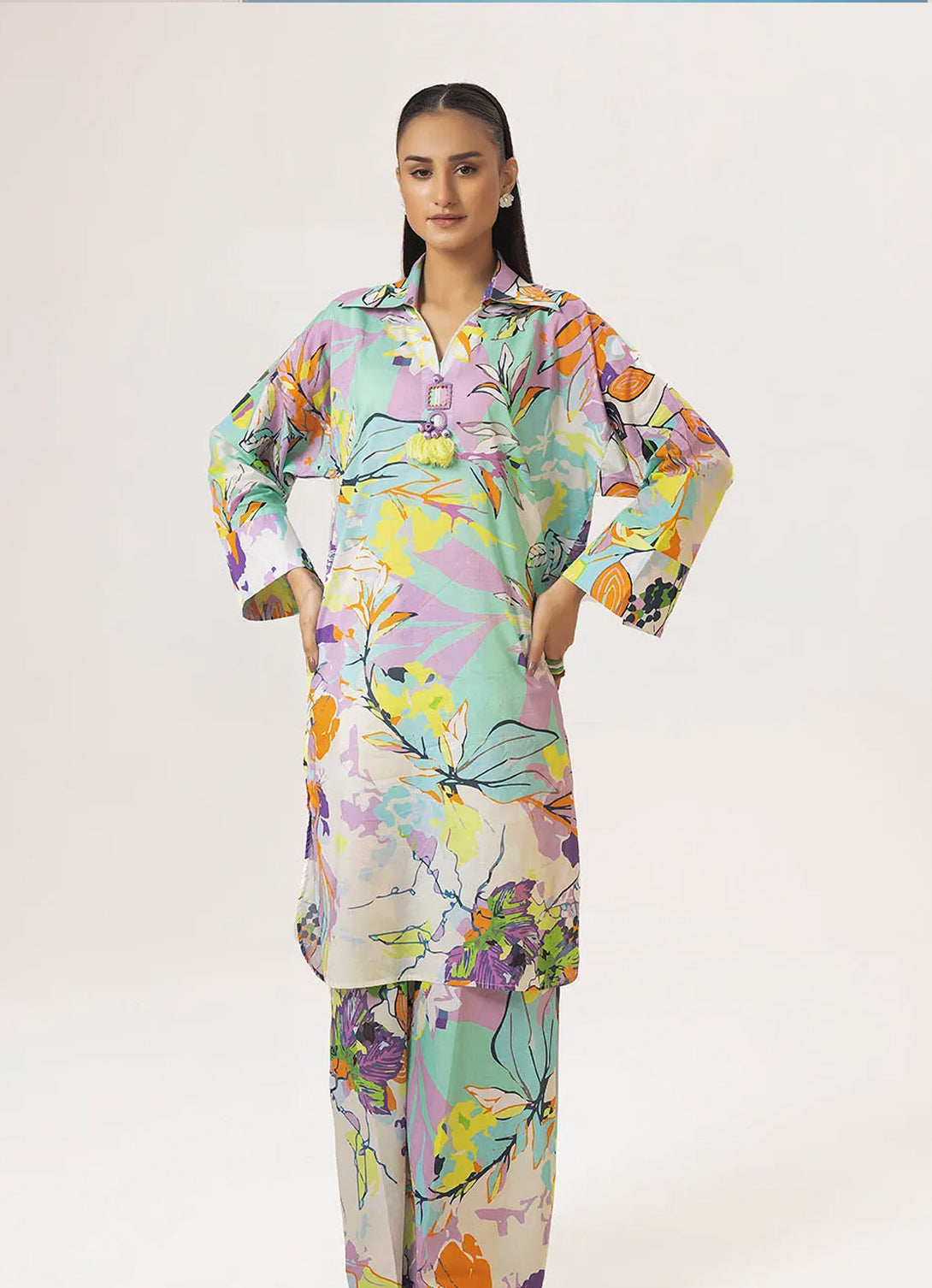 Gul Ahmed - Co-Ords - Printed Lawn'25 - TL-52132