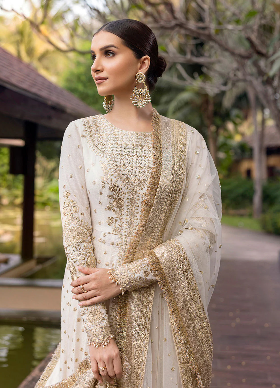 Faiza Saqlain Zinnia Luxury Lawn'25 - Lily