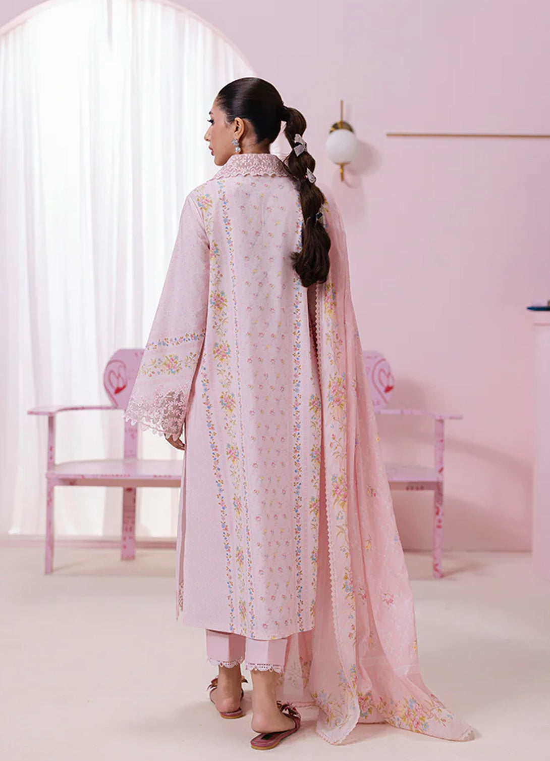 Qalamkar Q Prints Lawn'25 - EM-07 (В) EDEN