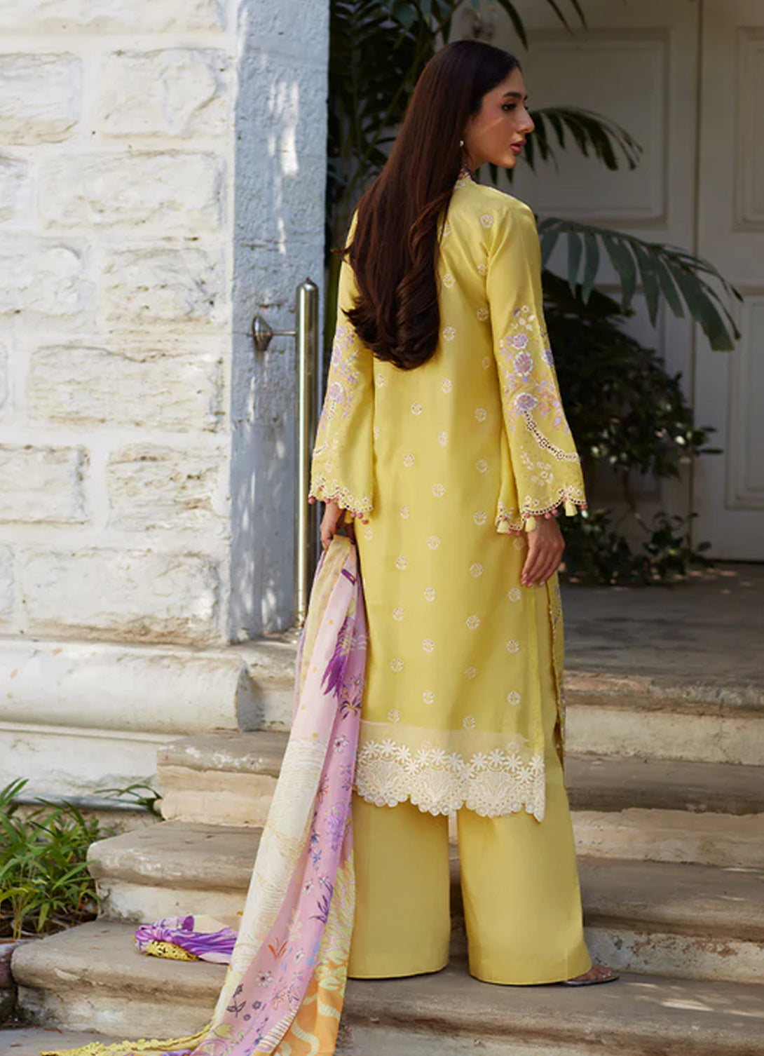Mina Hasan Chikankari Lawn'25 -Ayla