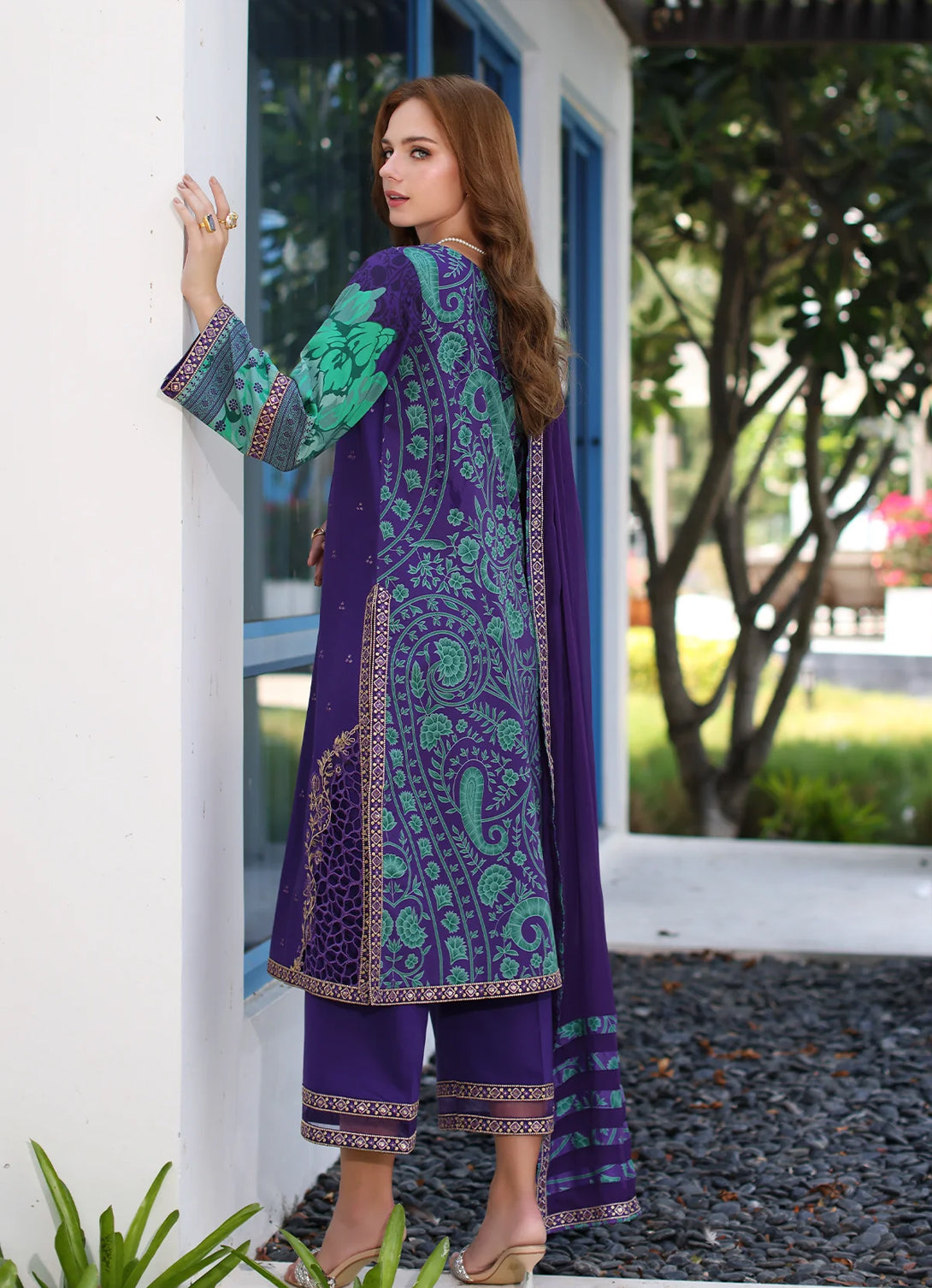 Charizma Reem Embroidered Lawn - CRS4-26