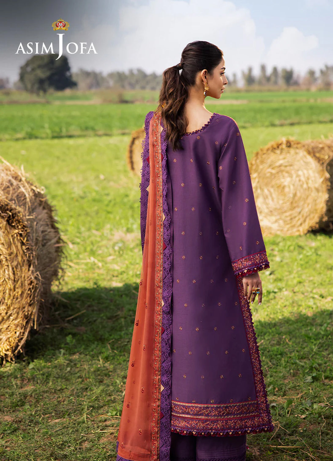 Asim Jofa Luxury Emb Lawn'25 - AJELL-13