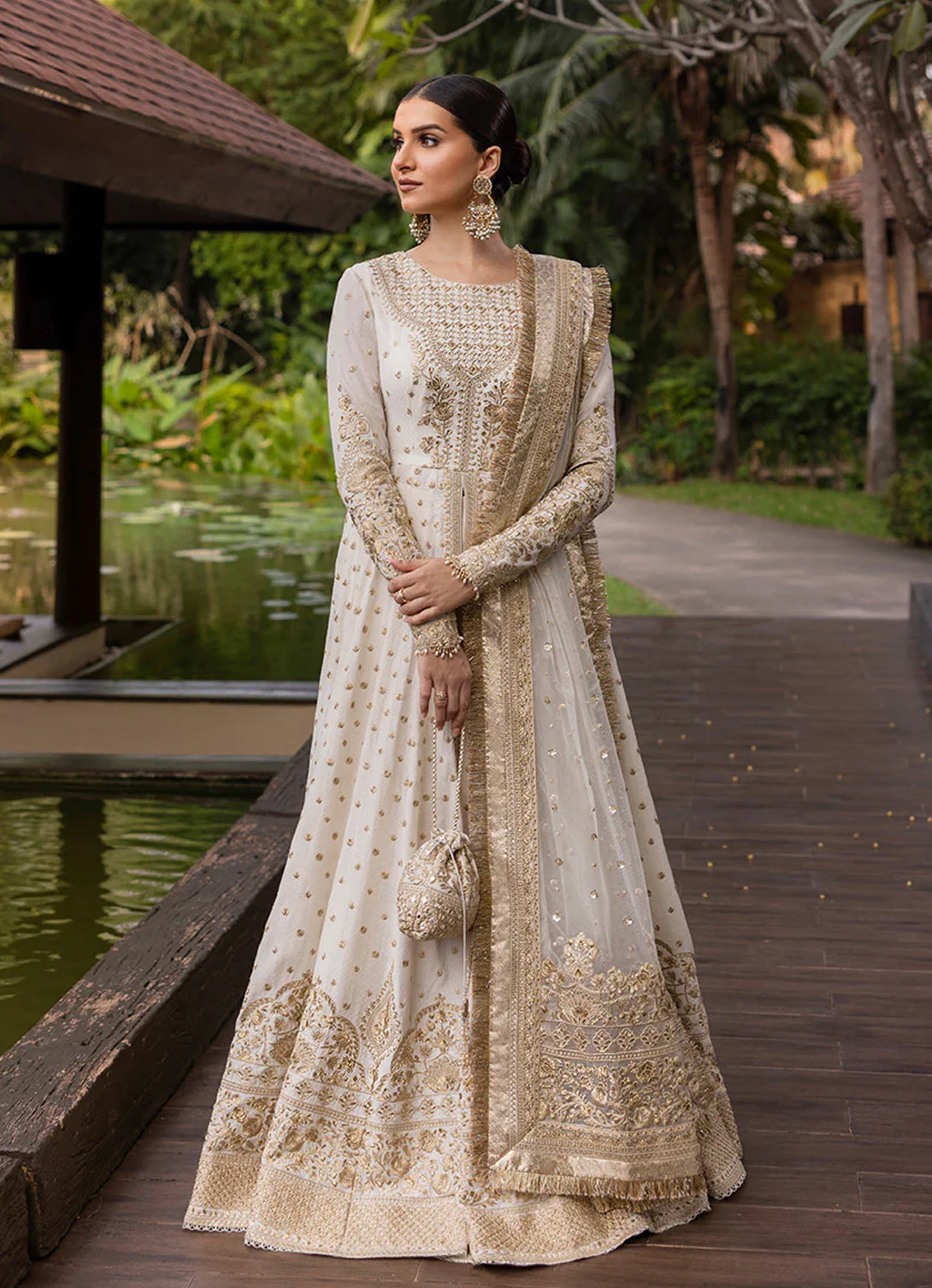 Faiza Saqlain Zinnia Luxury Lawn'25 - Lily