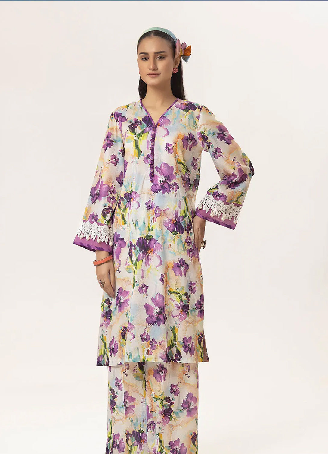 Gul Ahmed - Co-Ords - Printed Lawn'25 - TL-52125