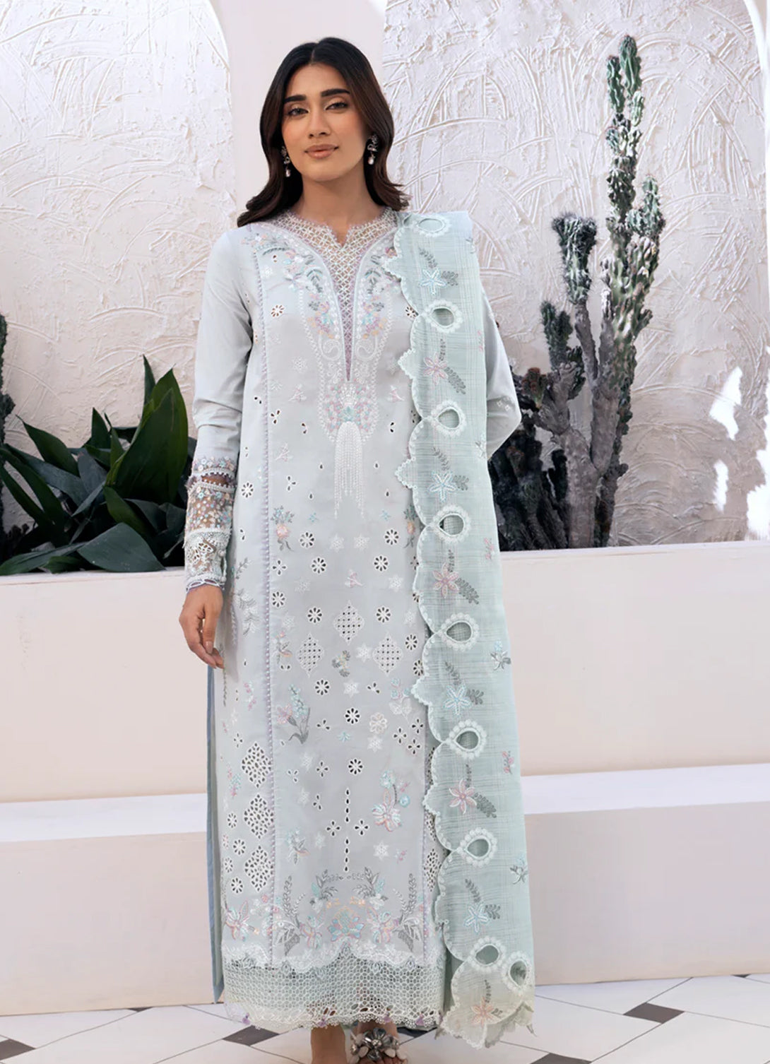 Qalamkar Luxury Lawn'25 - QM-16 Lune