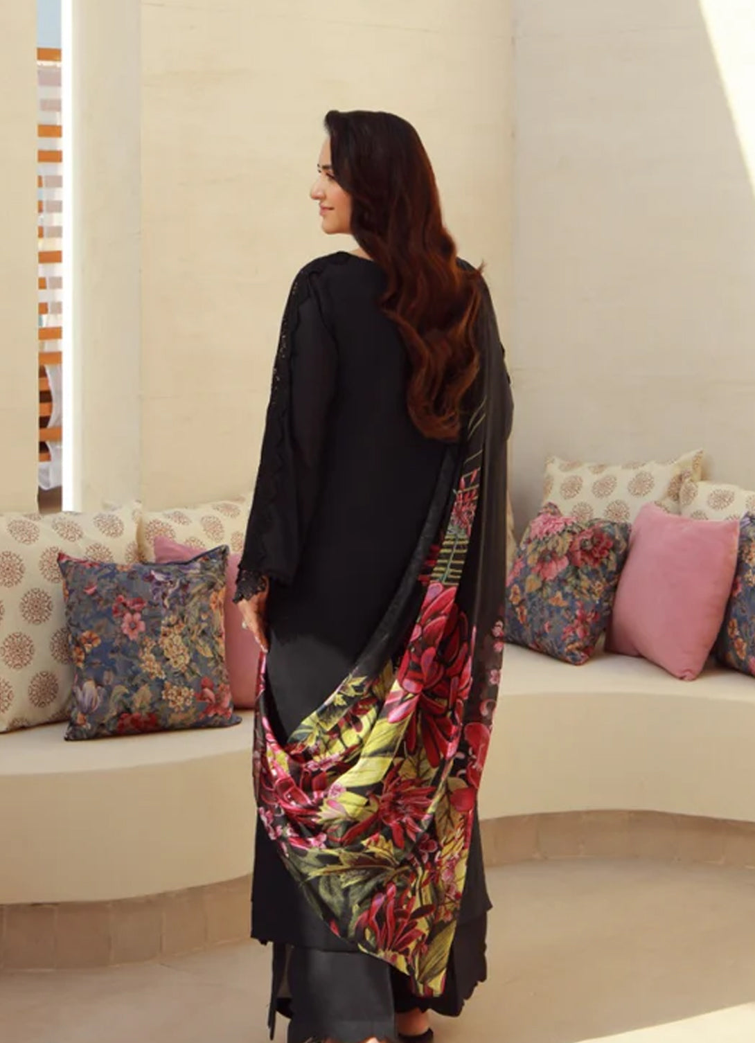 Gulmina Luxury Lawn'25 - Black Magic