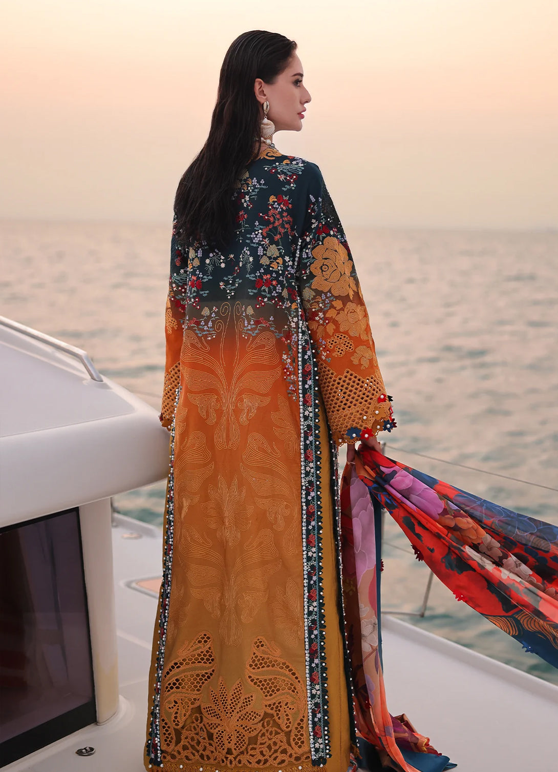 Afrozeh Luxury Summer Lawn'25 - Halcy