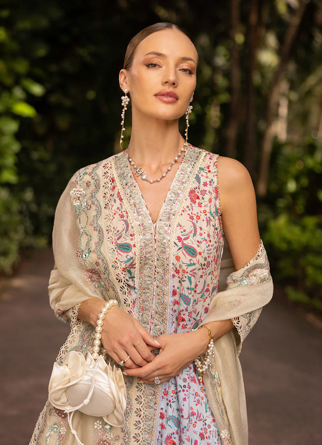 Faiza Saqlain Zinnia Luxury Lawn'25 - Danica