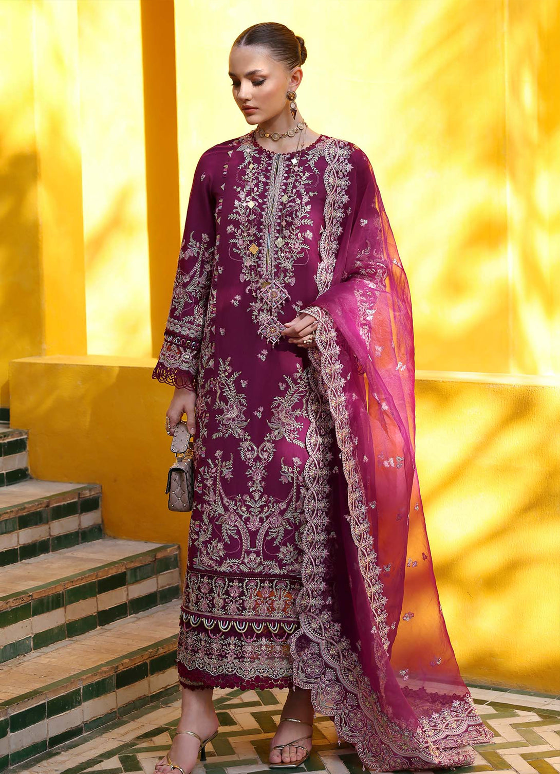 Kanwal Malik Elysia Luxury Lawn'25 - Lavena