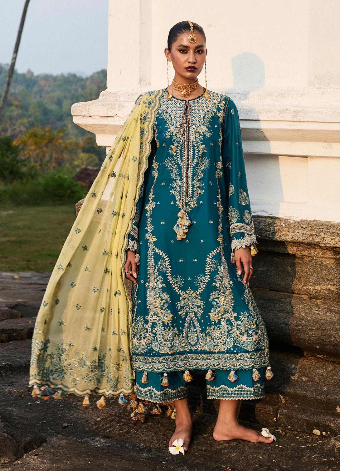 Hussain Rehar Luxury Lawn'25 - Eupic