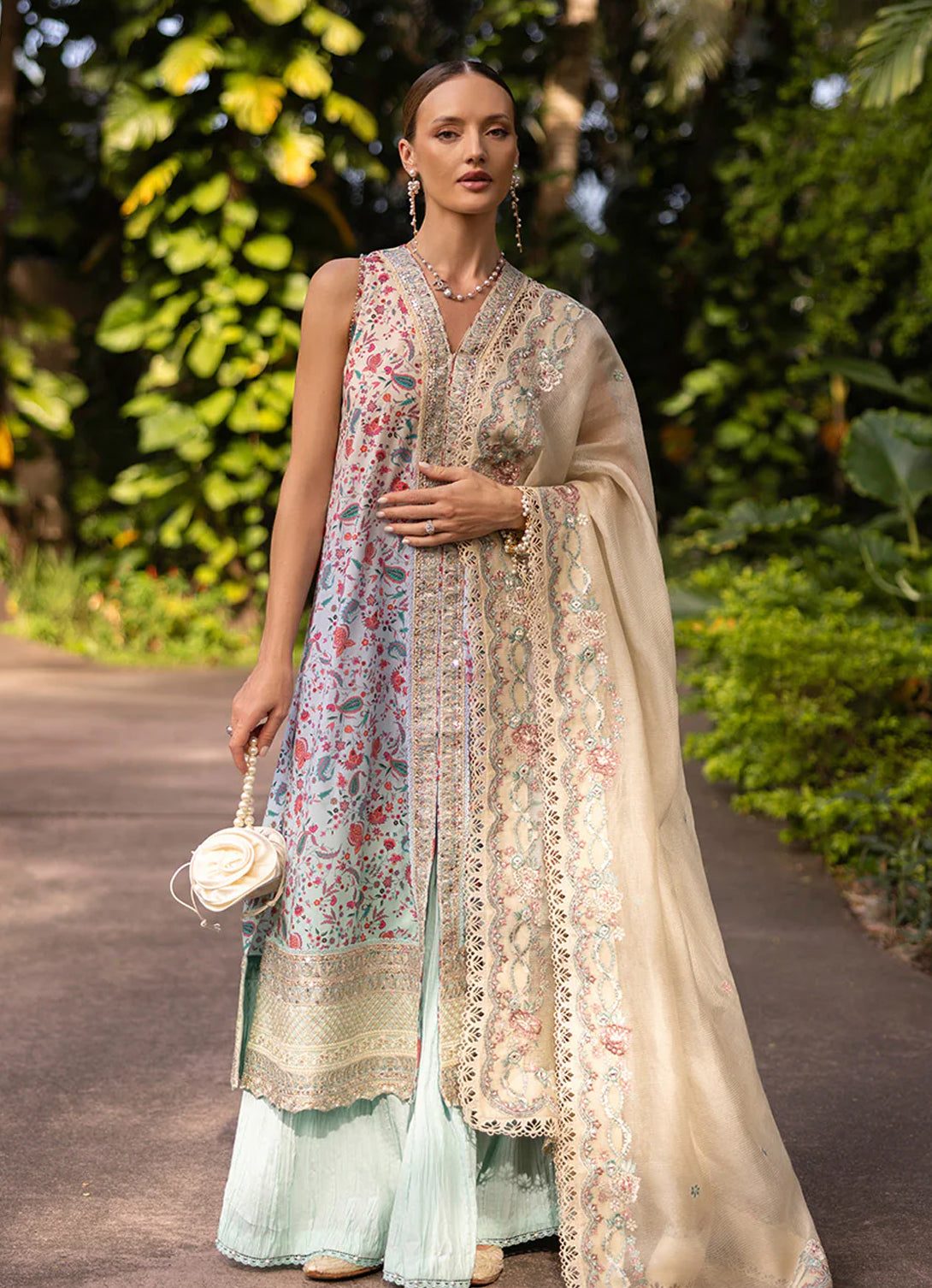 Faiza Saqlain Zinnia Luxury Lawn'25 - Danica