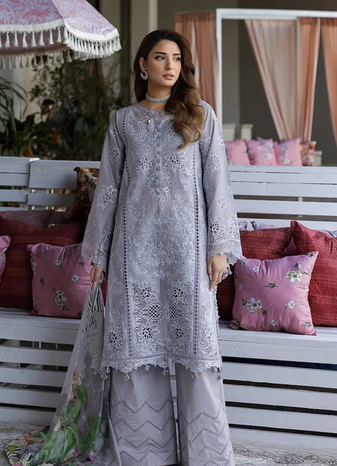 Kahf Premium Luxury Lawn'25 - KLR-04 Lilia