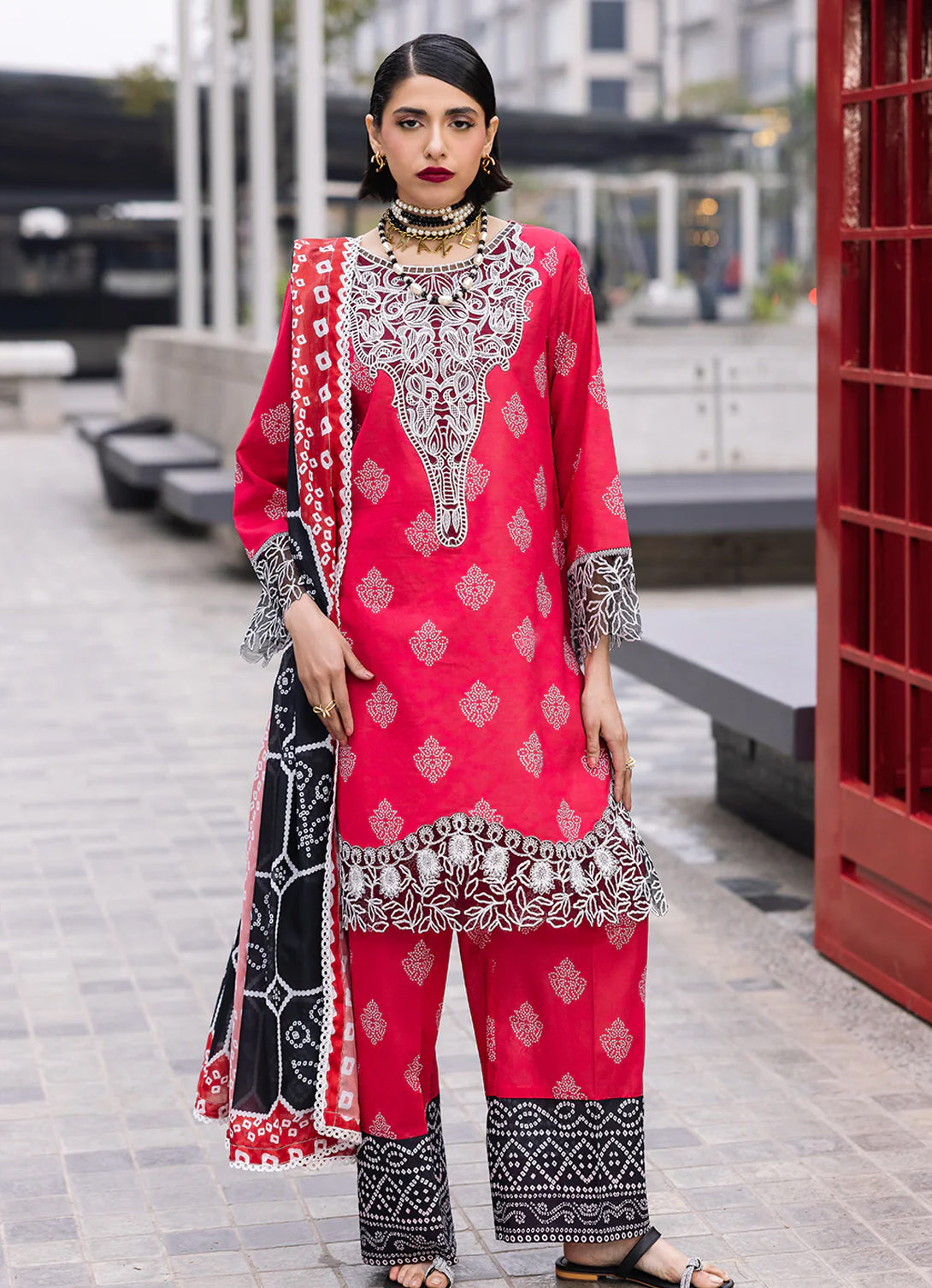 Mahnur Broadway Luxury Lawn '25 - Azelea