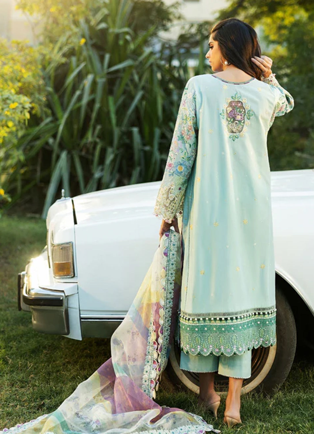 Sadaf Fawad Khan Luxury Lawn '25 Vol 1 - MID SUMMER EVENING - A