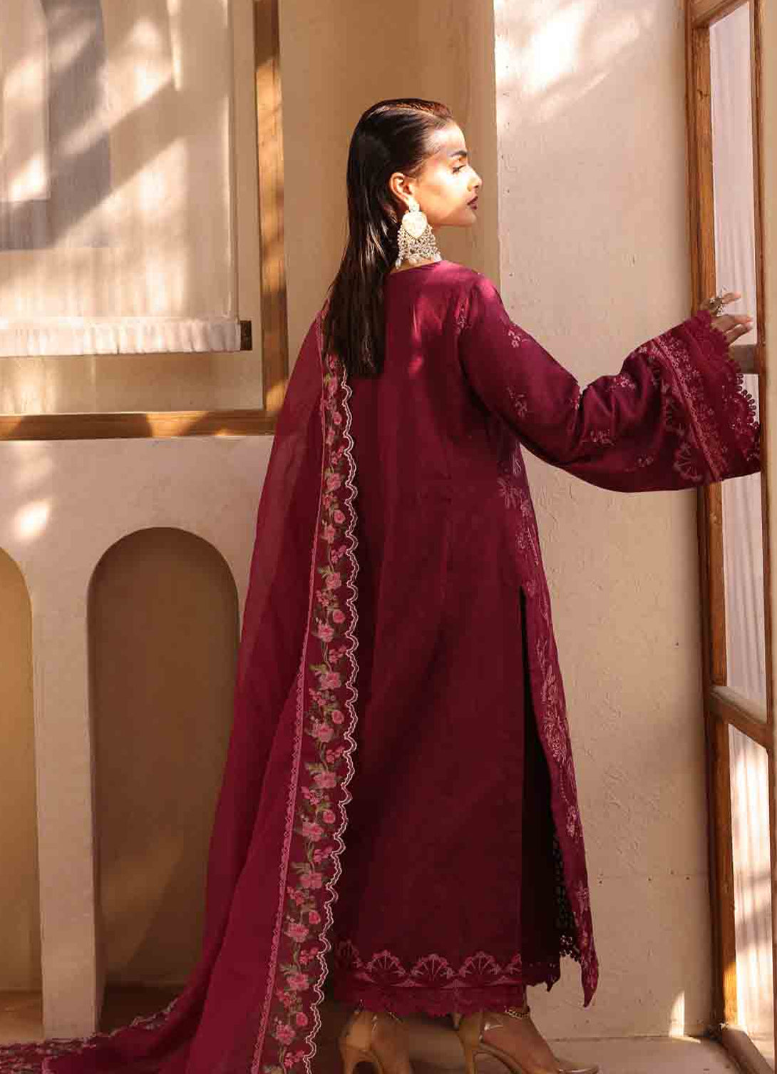 Shazia Mansoor Luxury Lawn'25 - Nazneen