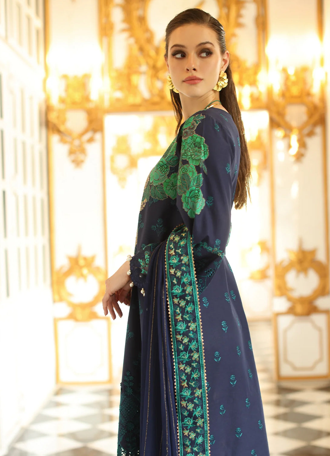 Charizma Tabeer Premium Chiffli Lawn'25 - CT5-08