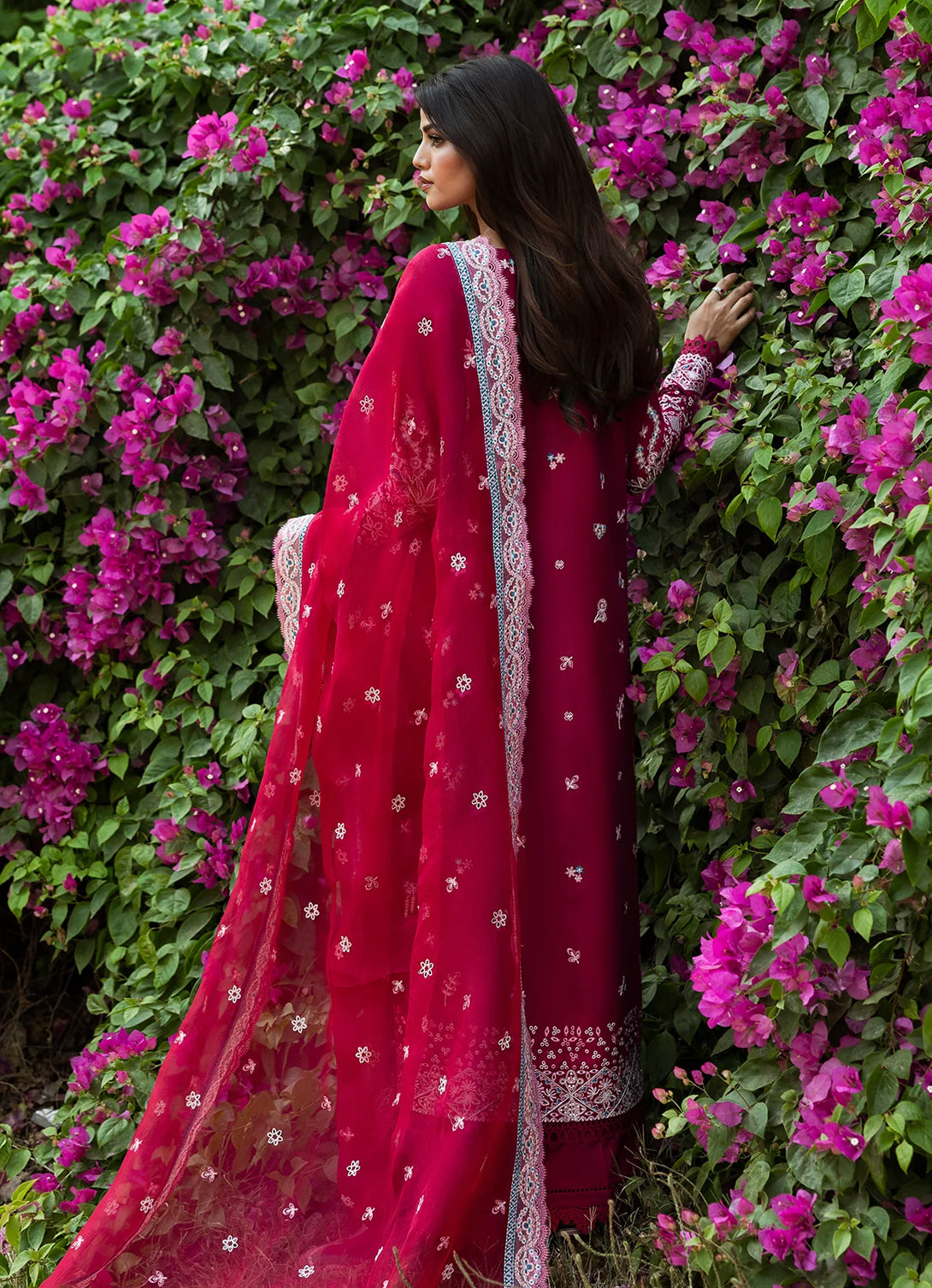 Afrozeh Mulaqaat Luxury Lawn'25 - Humnasheen