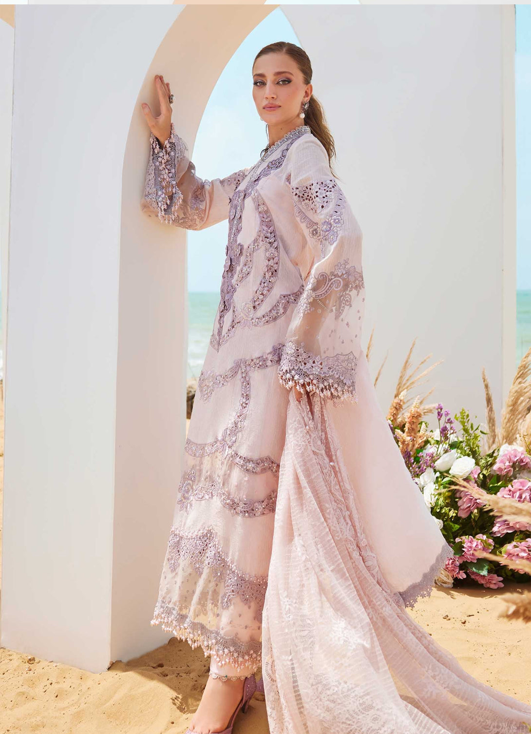 Maria B Luxury Lawn Eid'25 - 02